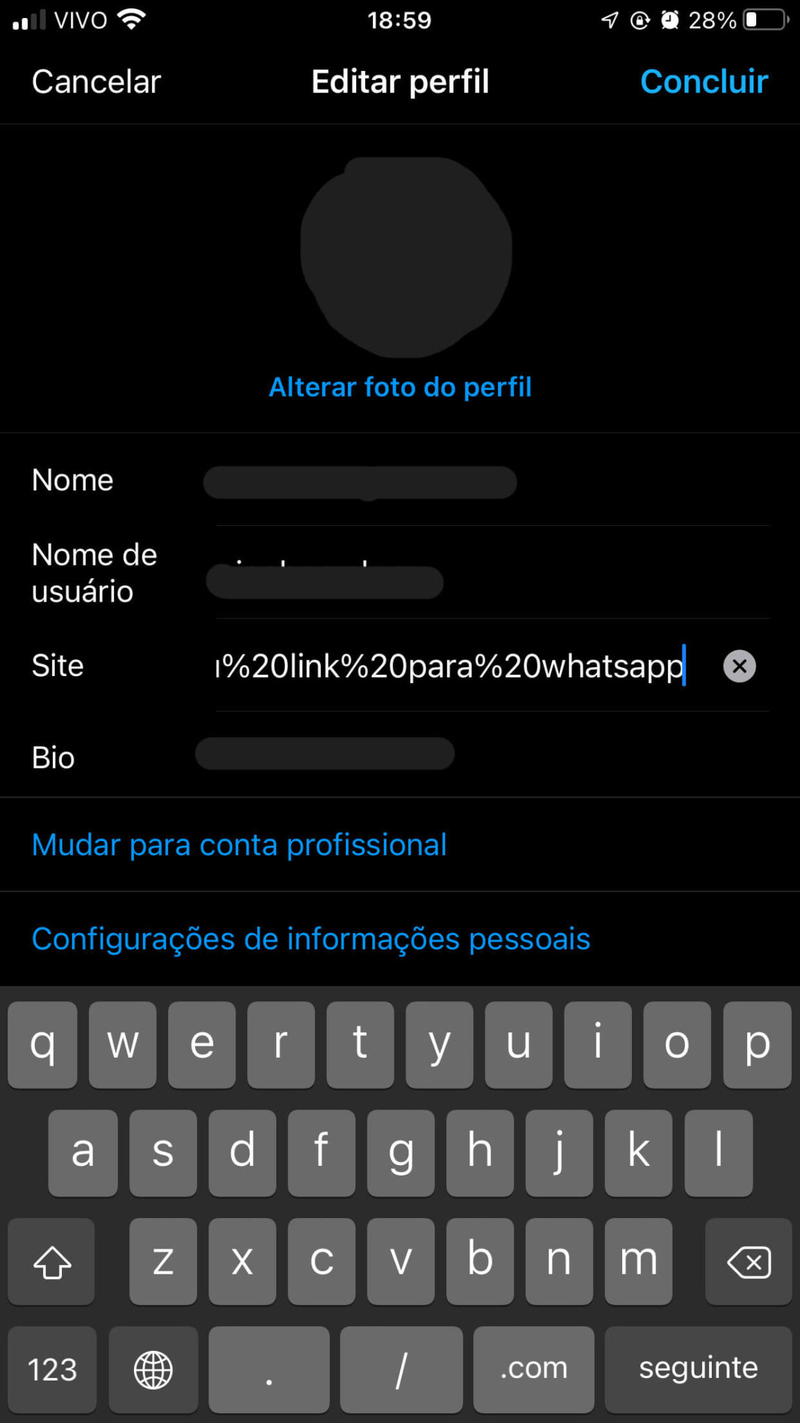 Como colocar link do WhatsApp no Instagram em só 3 passos