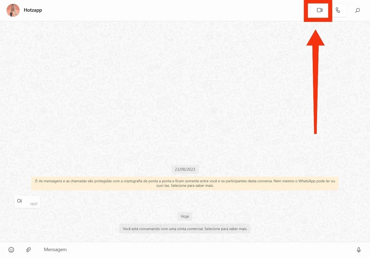 Como fazer chamado de vídeo pelo WhatsApp no computador