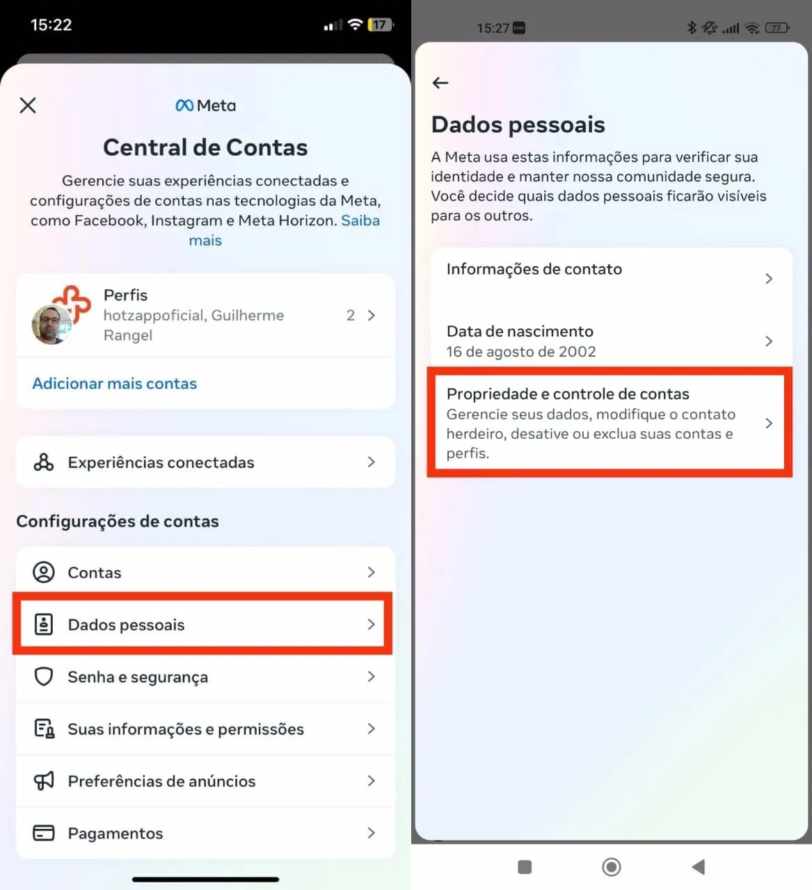 Passo a passo como desativar o instagram