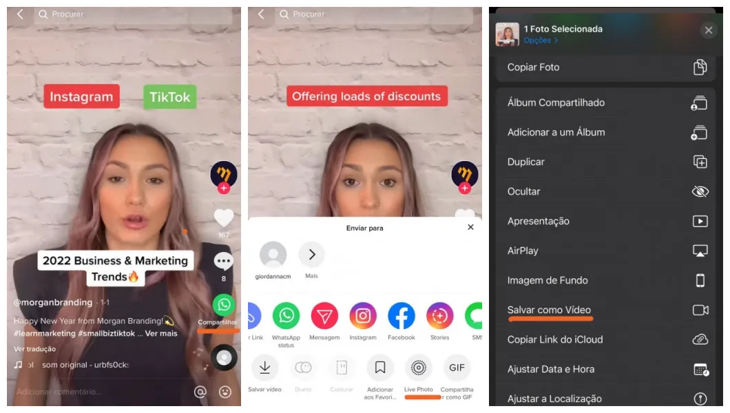 passo a passo apagar logo do Tik Tok