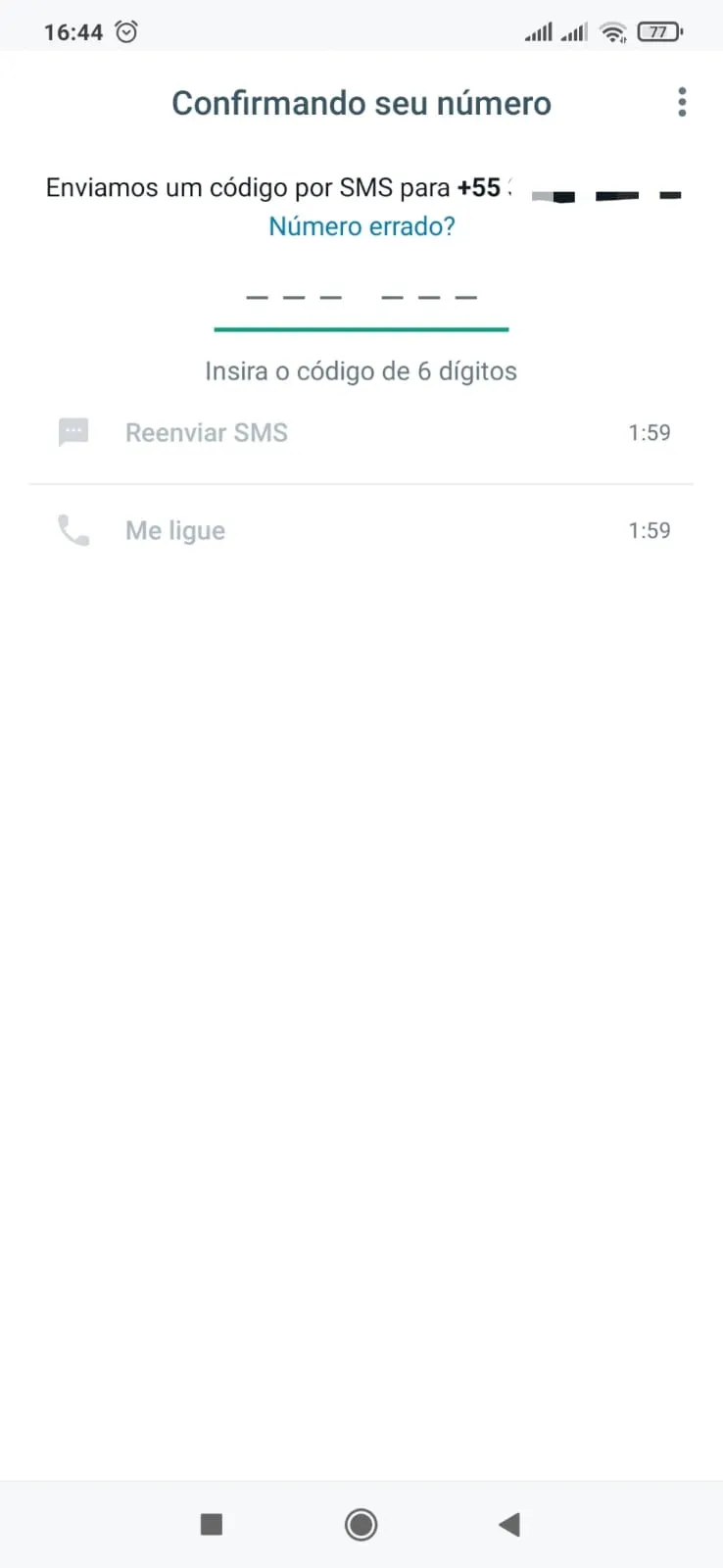 Sms do WhatsApp
