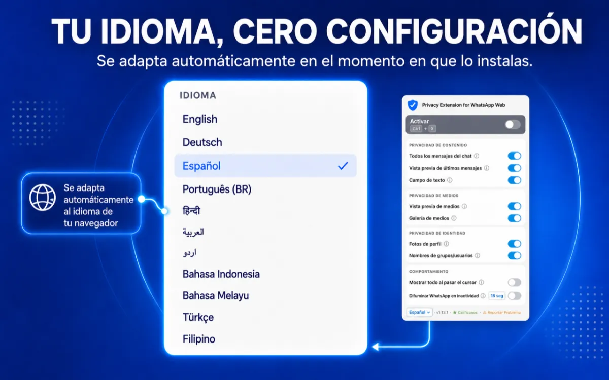 Funciona en tu idioma
