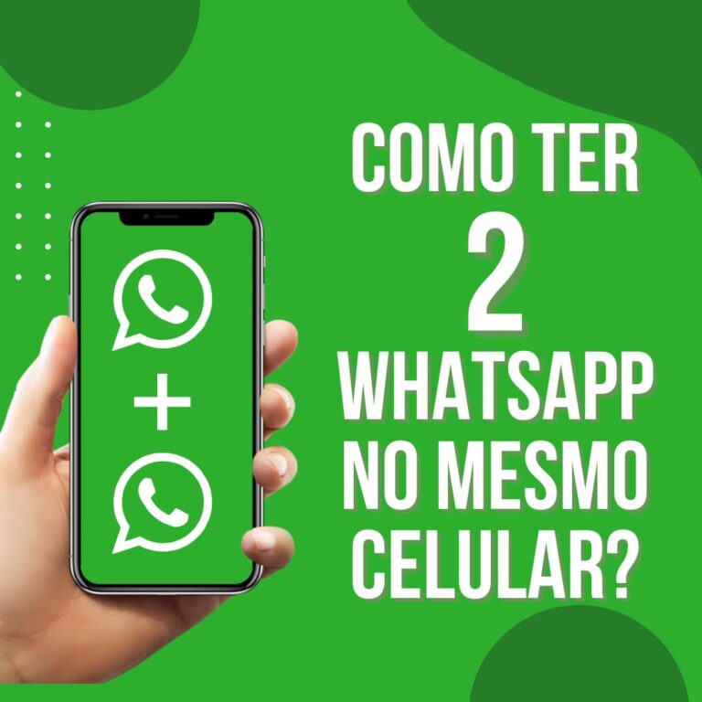 WhatsApp em dois celulares