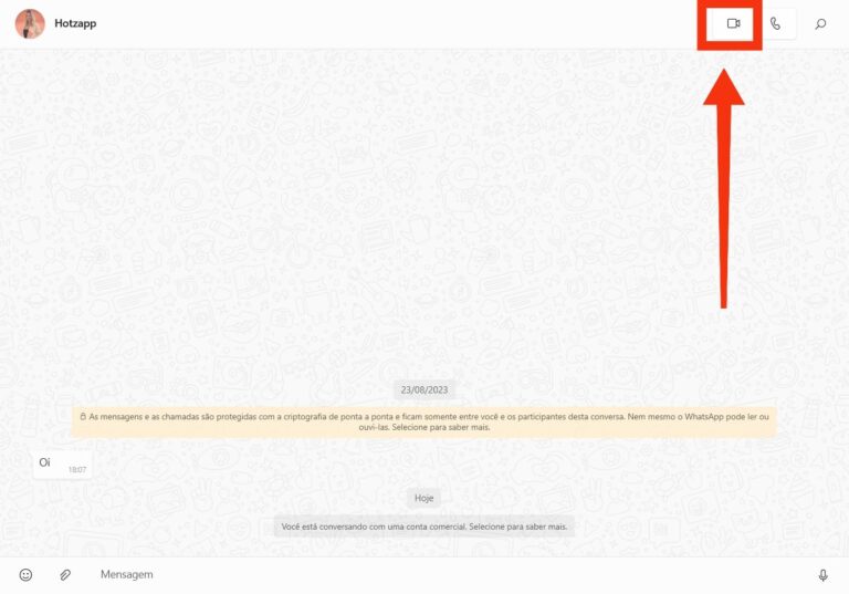 Como fazer chamado de vídeo pelo WhatsApp no computador